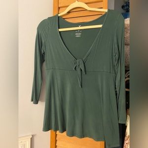 American Eagle 3/4 sleeve shirt